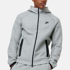 Grey tech fleece sweatshirt sales